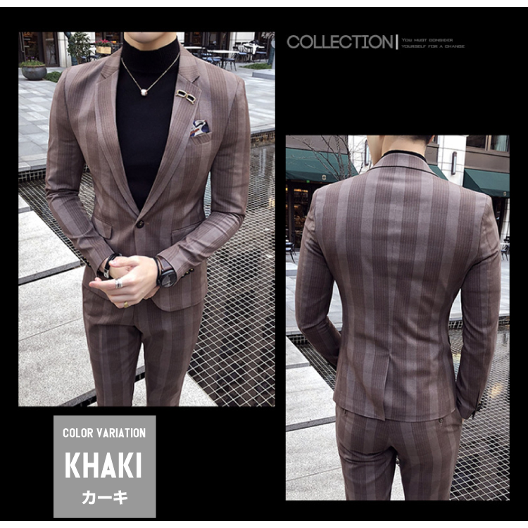 メンズ2点スーツセット