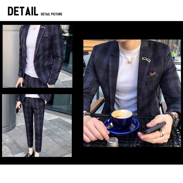 2点メンズスーツセット