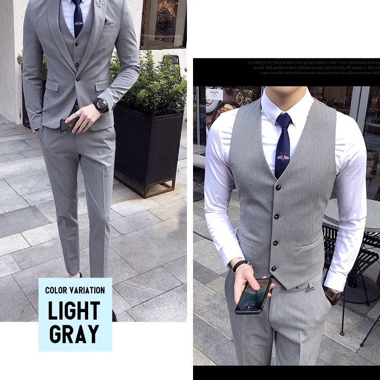 スーツ3点セットアップ