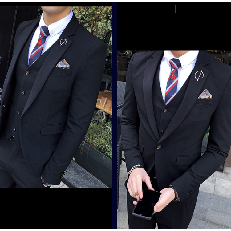 スーツ3点セットアップ