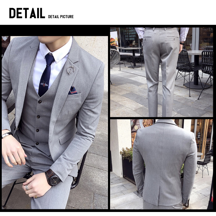 スーツ3点セットアップ