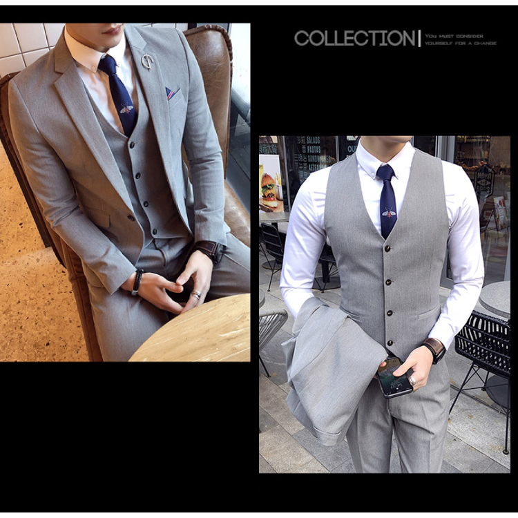 スーツ3点セットアップ