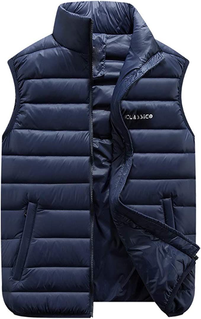 ダウンベスト メンズ 大きいサイズ メンズ ダウンベスト 立ち襟 秋冬 防寒 XS-5XL 中綿ベスト