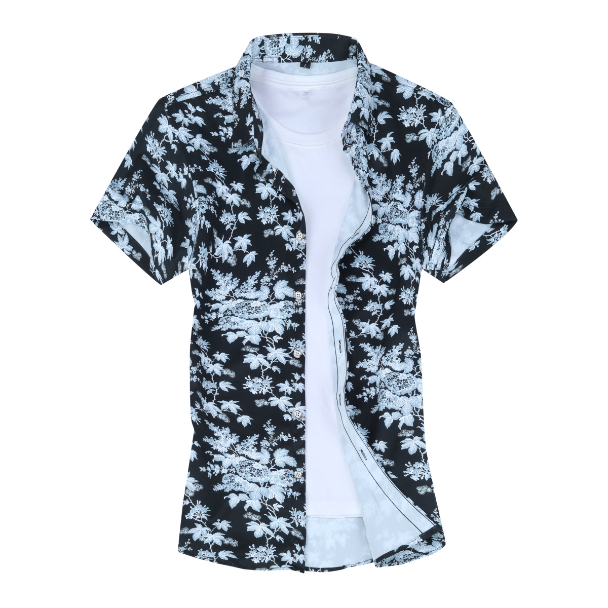 アロハシャツ 半袖 メンズ 花柄 開襟シャツ リゾート 和柄 カジュアル 大きいサイズ