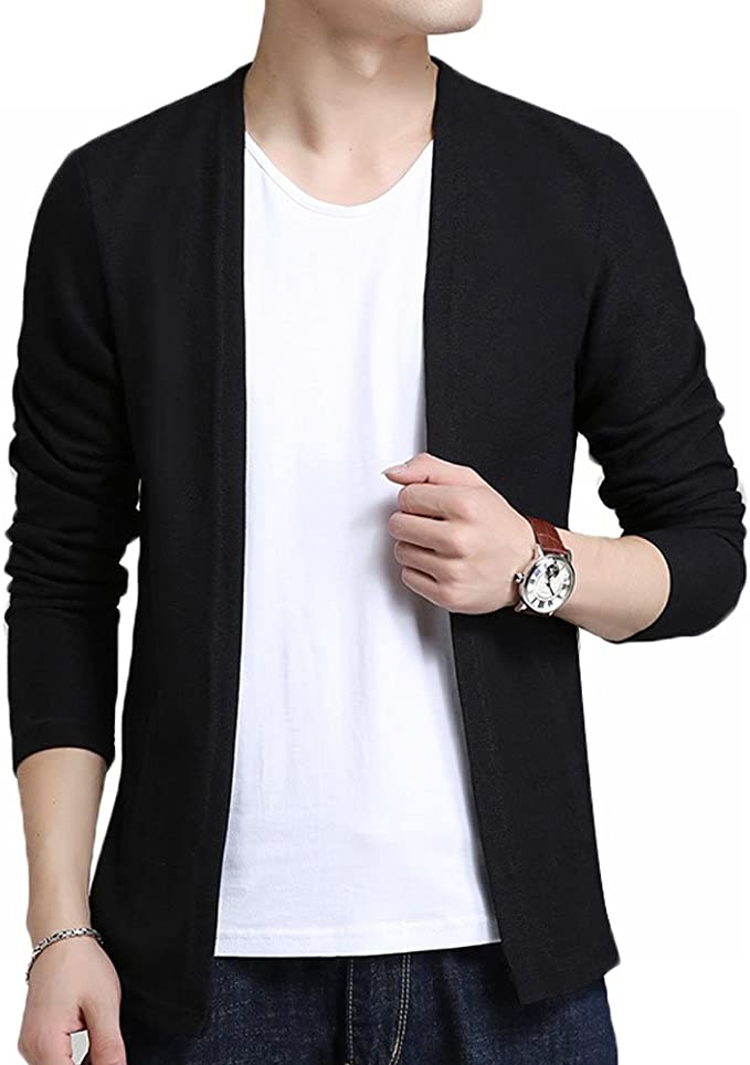 カーディガン メンズ セーター ニット ゆるシルエット 長袖 単独 重ね着 春服 秋服 冬 おしゃれ 上質