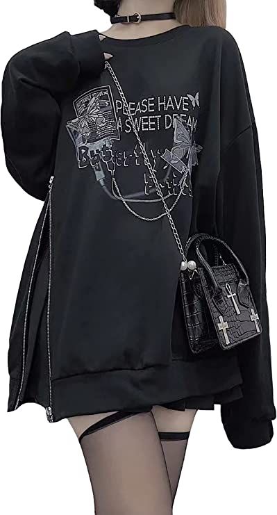 パーカー レディース 蝶柄 セクシー 肩出し 長袖 レディースパーカー ジッパー サブカル系 原宿系 韓国ファッション プルオーバー トップス 春 秋