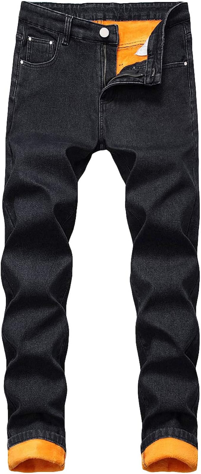 デニムパンツ メンズ ストレート ジーンズ 大きいサイズ ストレッチ 冬 裏起毛 綿 細身 メンズジーンズ ズボン