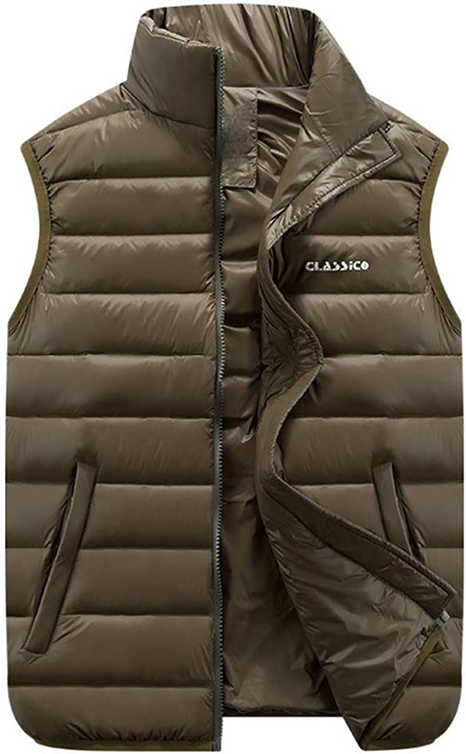 ダウンベスト メンズ 大きいサイズ メンズ ダウンベスト立ち襟 秋冬 防寒 XS-5XL 中綿ベスト