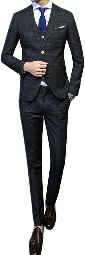 スリーピース メンズ オシャレ スタイリッシュスーツ ビジネス・パーティー 春秋