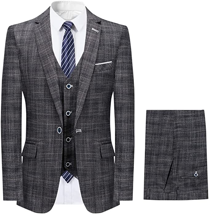 スリーピース メンズ オシャレ スタイリッシュスーツ ビジネス・パーティー 春秋